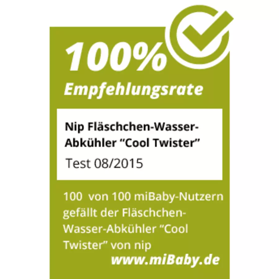 nip® Fläschchenwasser-Abkühler COOL TWISTER® first moments OrangeBeige