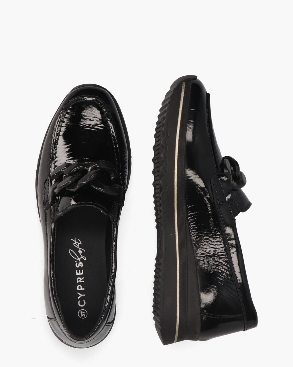 Cypres Victoria Zwart Damesloafers