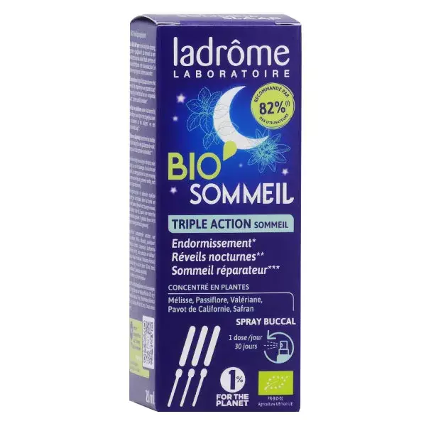 Spray Oral Orgânico Ladrome Bio Sleep Tripla Ação 20ml