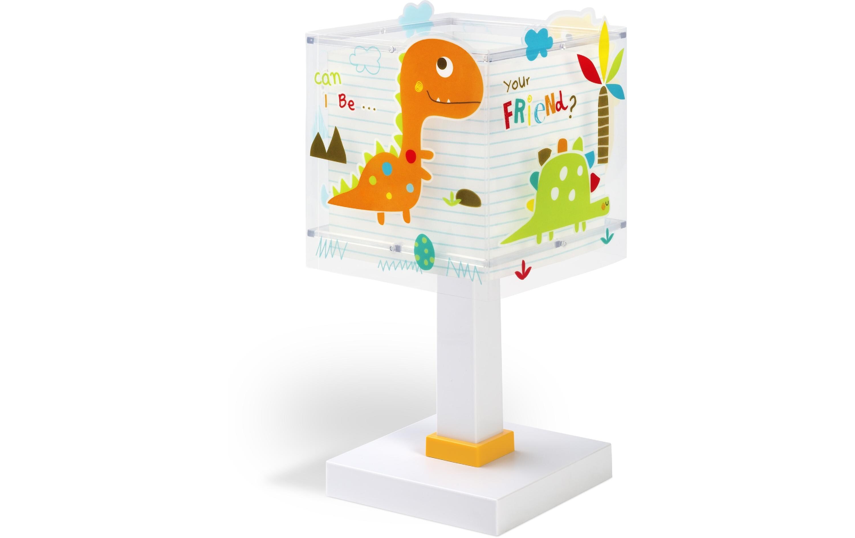 Tischlampe DinosTischleuchte mit Doppelschirm für Kinder
