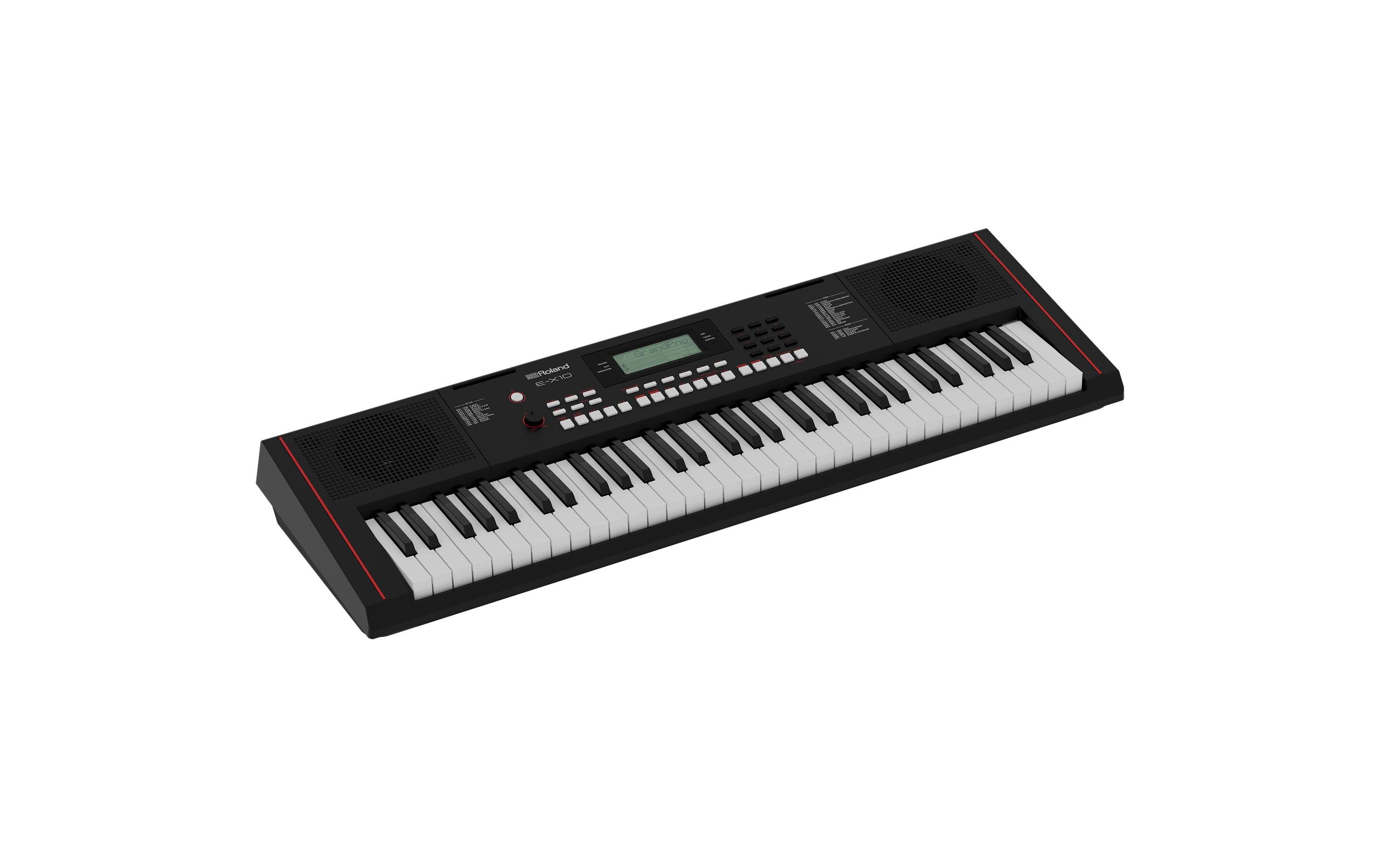 Keyboard E-X10<br>Modernes, tragbares Keyboard mit besonderer Qualität
