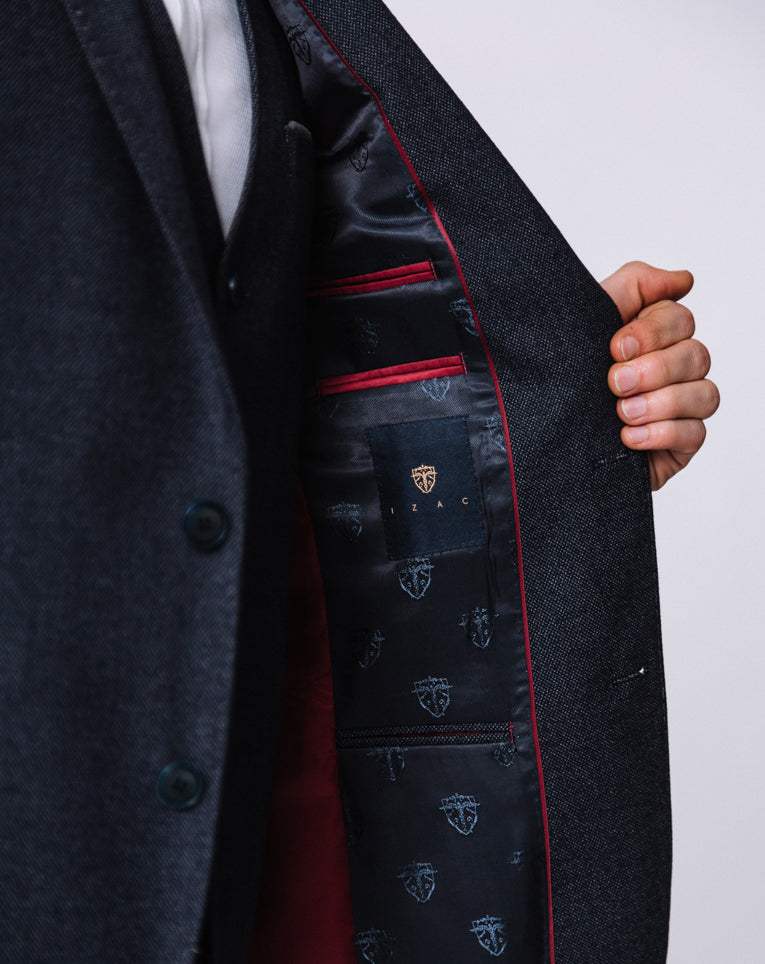 Veste bleu 2 boutons