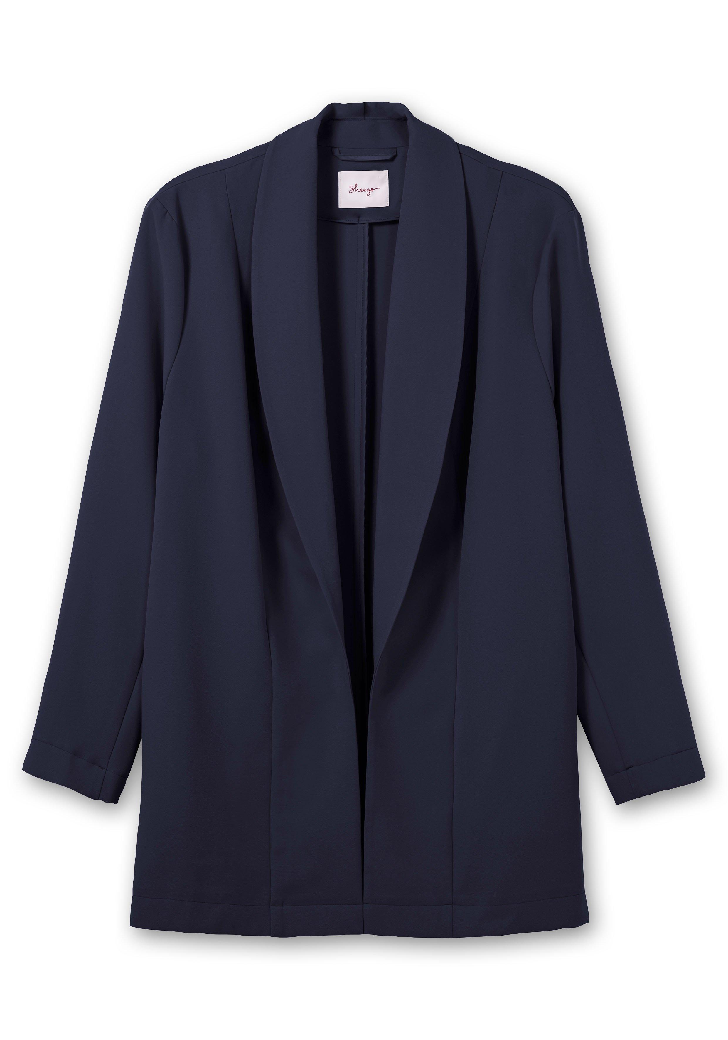 Blazer mit Schalkragen und Taschen