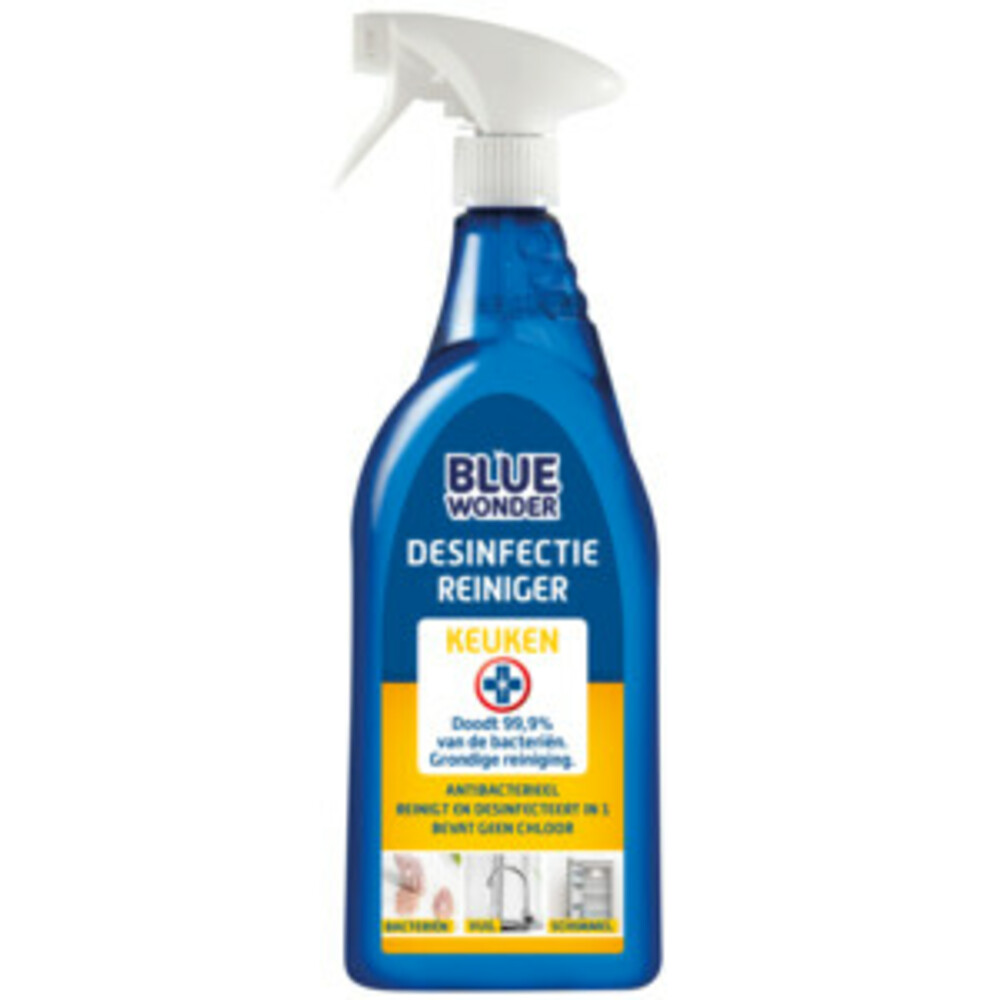 Blue Wonder Desinfectie Spray Keukenreiniger750 ml