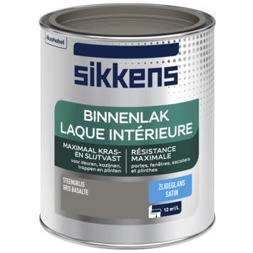 Sikkens binnenlak zijdeglans steengrijs 750 ml