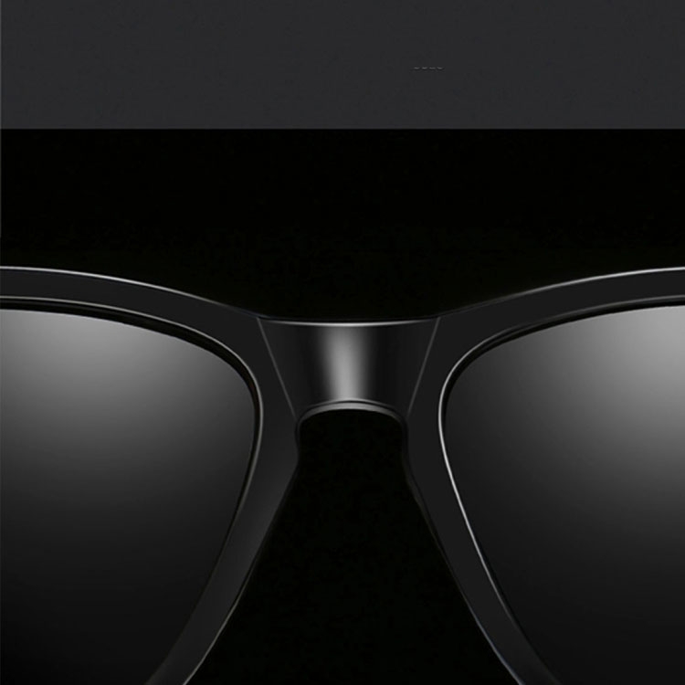 UV400 Sonnenbrille Sport Look für Männer - Schwarz (Eckig)