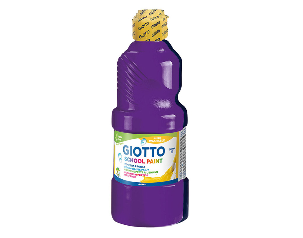 GUACHE SCHOOL PAINT GIOTTO VIOLETA 500ML