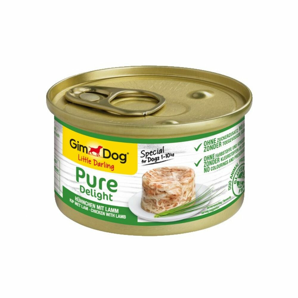 GimDog Little Darling Pure Delight Kip - Lam85 gr