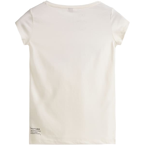 T-shirt PICTURE BASEMENT GIRLS TEE LIGHT MILK