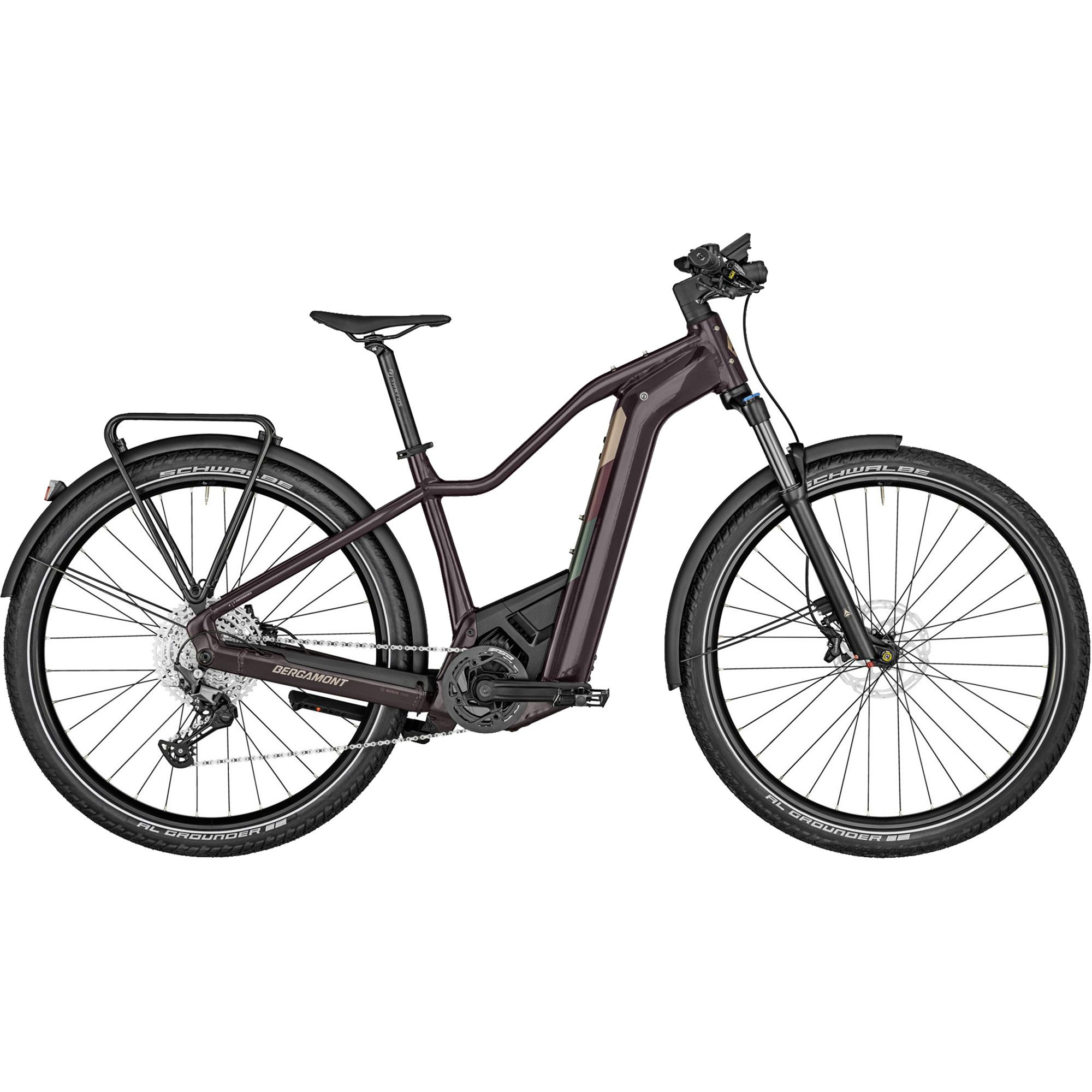 Bergamont E-Revox Expert FMN EQ E-Trekkingrad rosso black