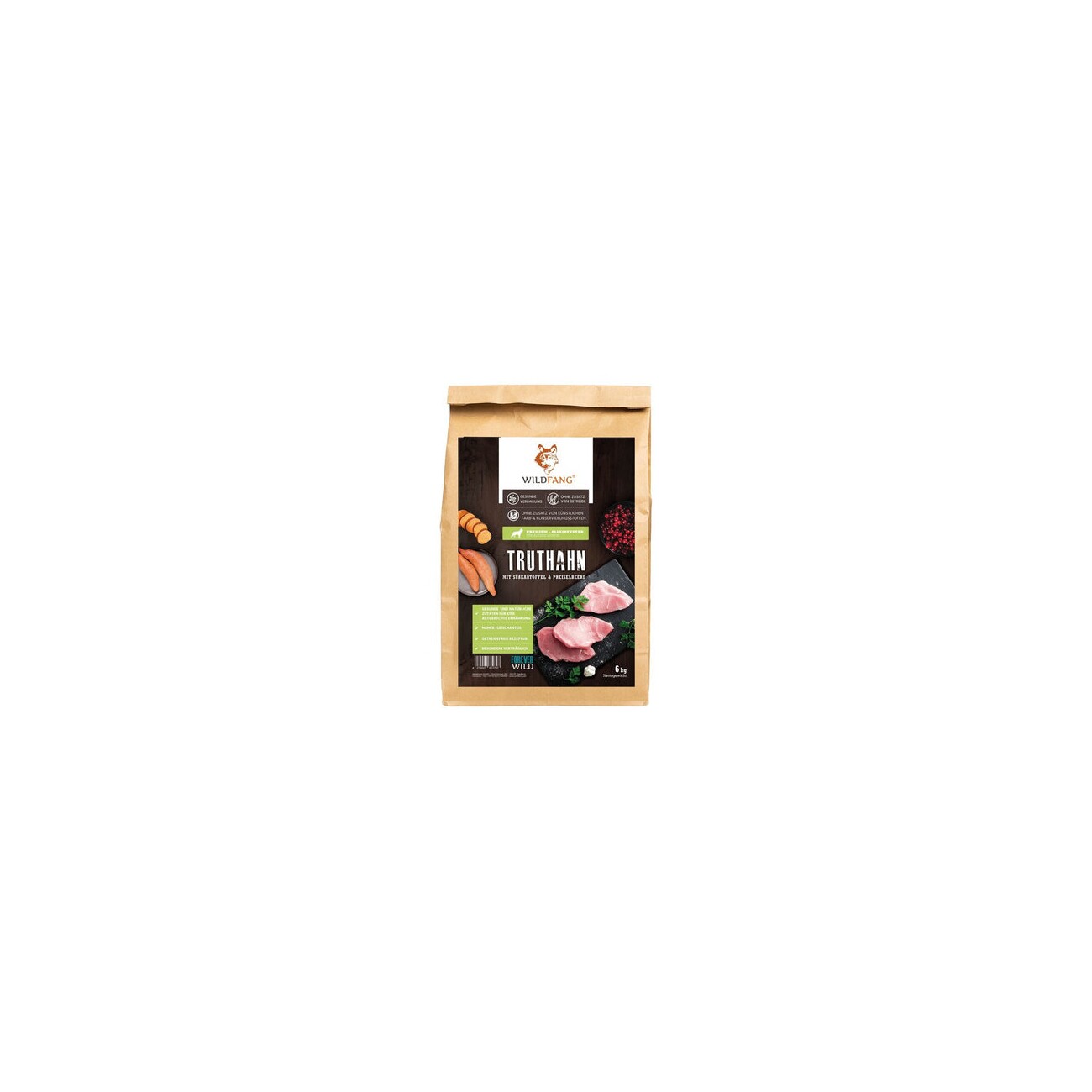 Wildfang ® Senior Trockenfutter mit Truthahn 2 kg