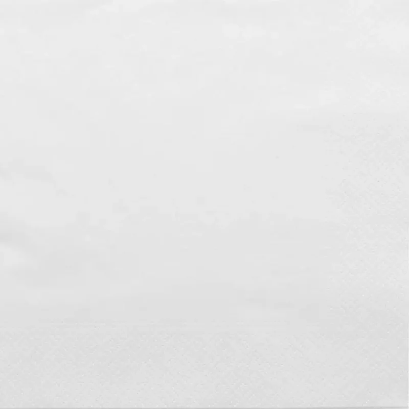 QUALQUE - Serviette de table ouate - 40x40 - Blanc - x2400