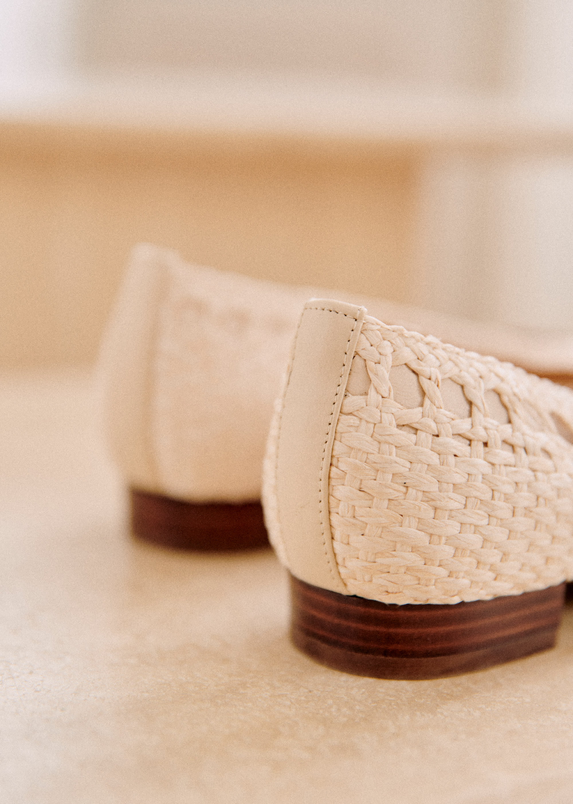 Ballerines Low Anya - Raphia naturel tressé - SOULIERS/SOULIERS Babies 5906247