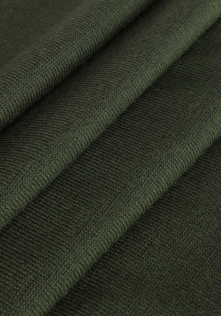CALVIN KLEIN donkergroene calvin klein coltrui merino turtle neck