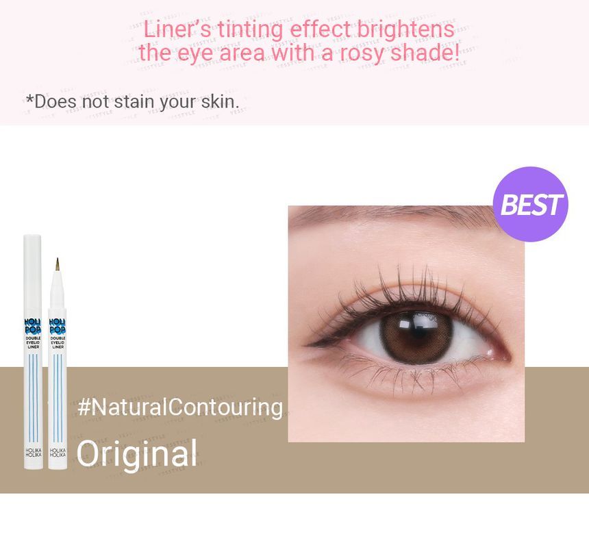 HOLIKA HOLIKA - Holi Pop Double Eyelid Liner - 3 kleuren