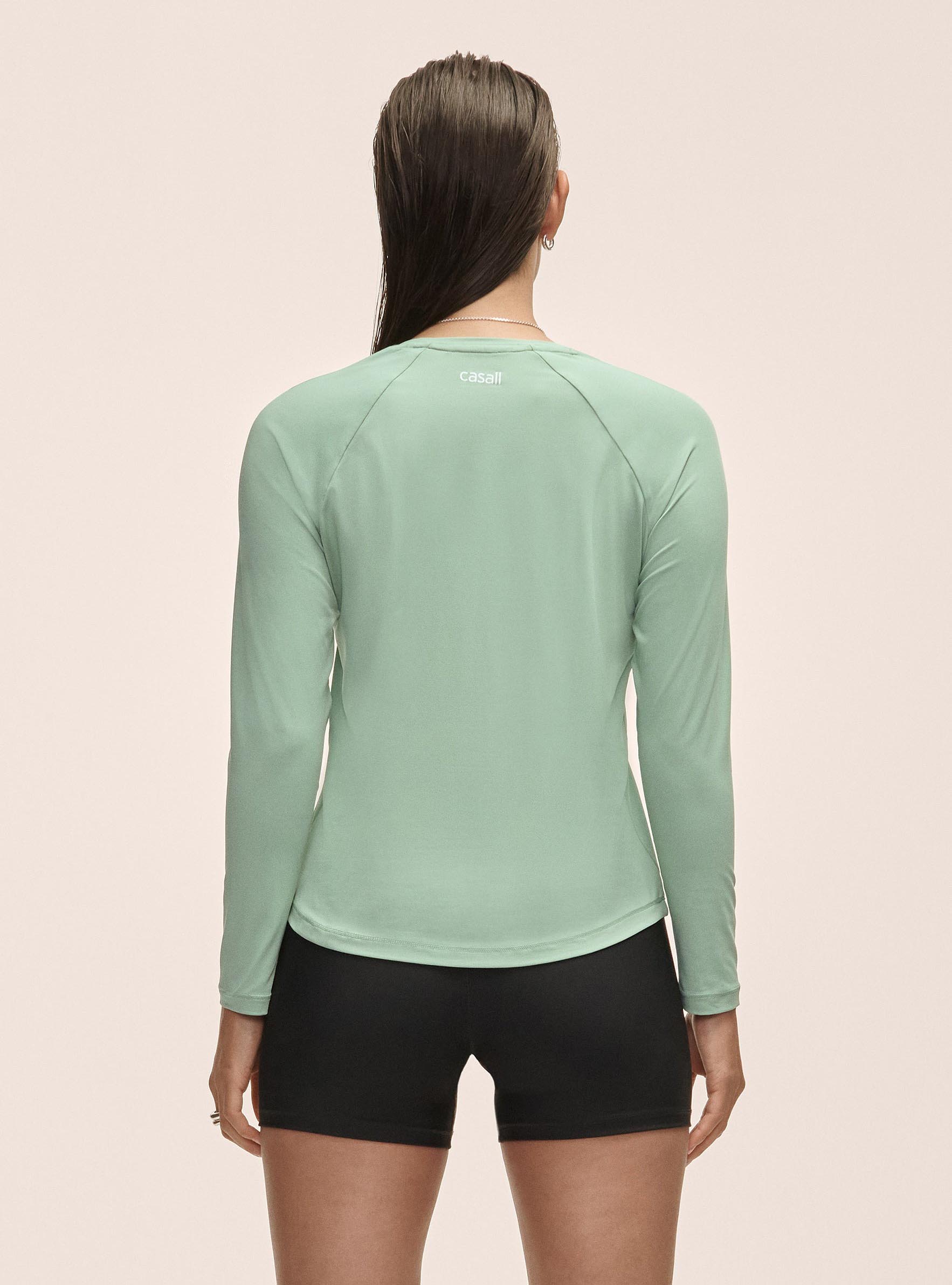 Essential Long Sleeve Dame Statue Green