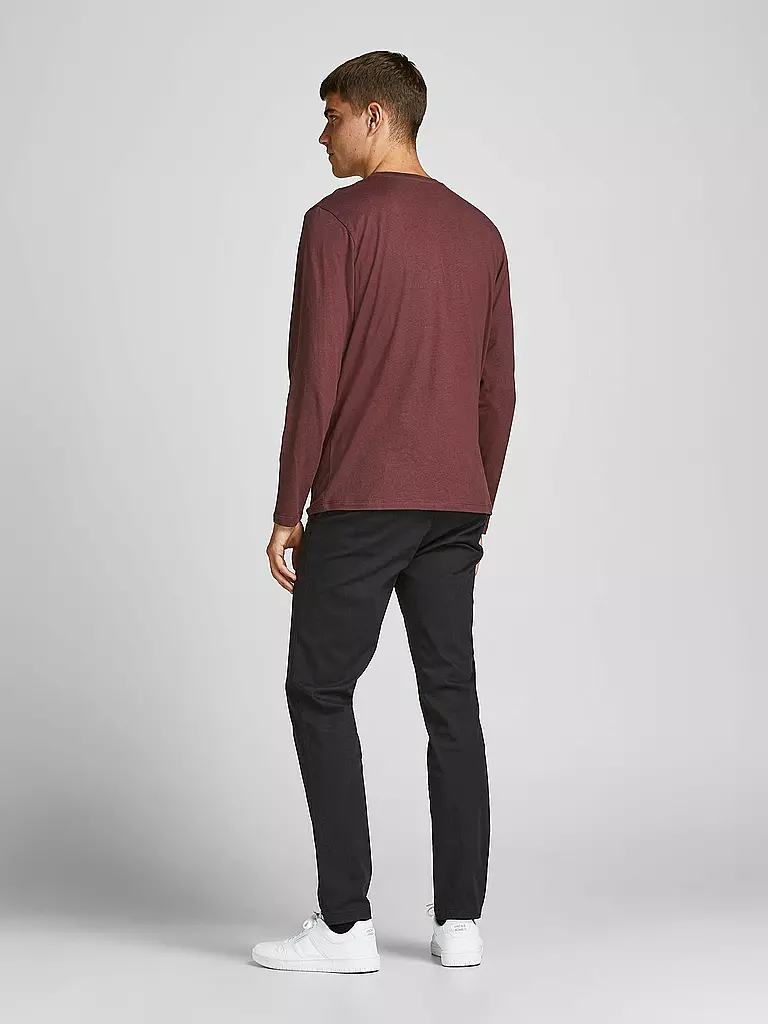 JACK & JONES Chino Slim Fit JPSTMARCO  schwarz