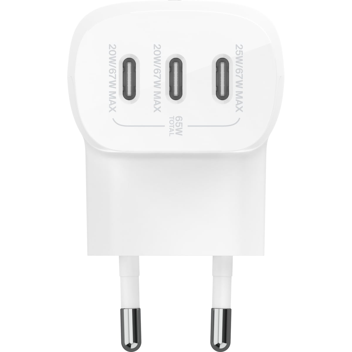 Belkin BoostCharge 3-Port USB-C lader
