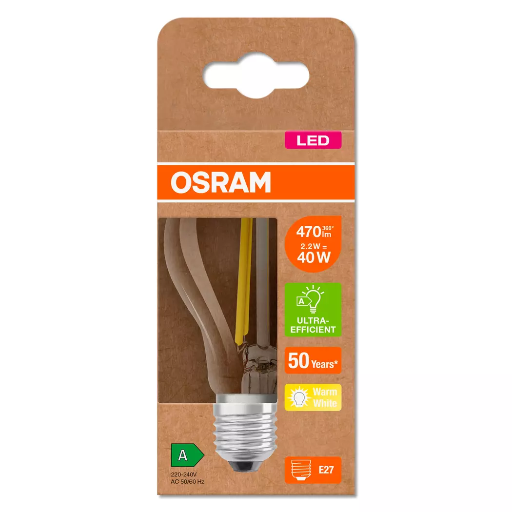 LED-Birne E27/2,2 Watt/Energie A