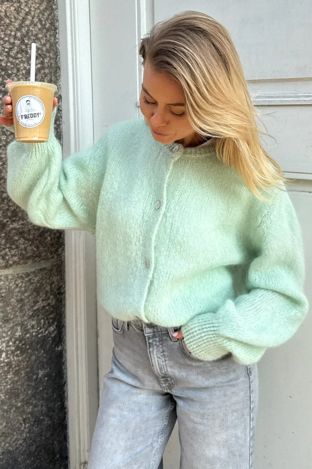 BYIC Idaic Cardigan mint mint