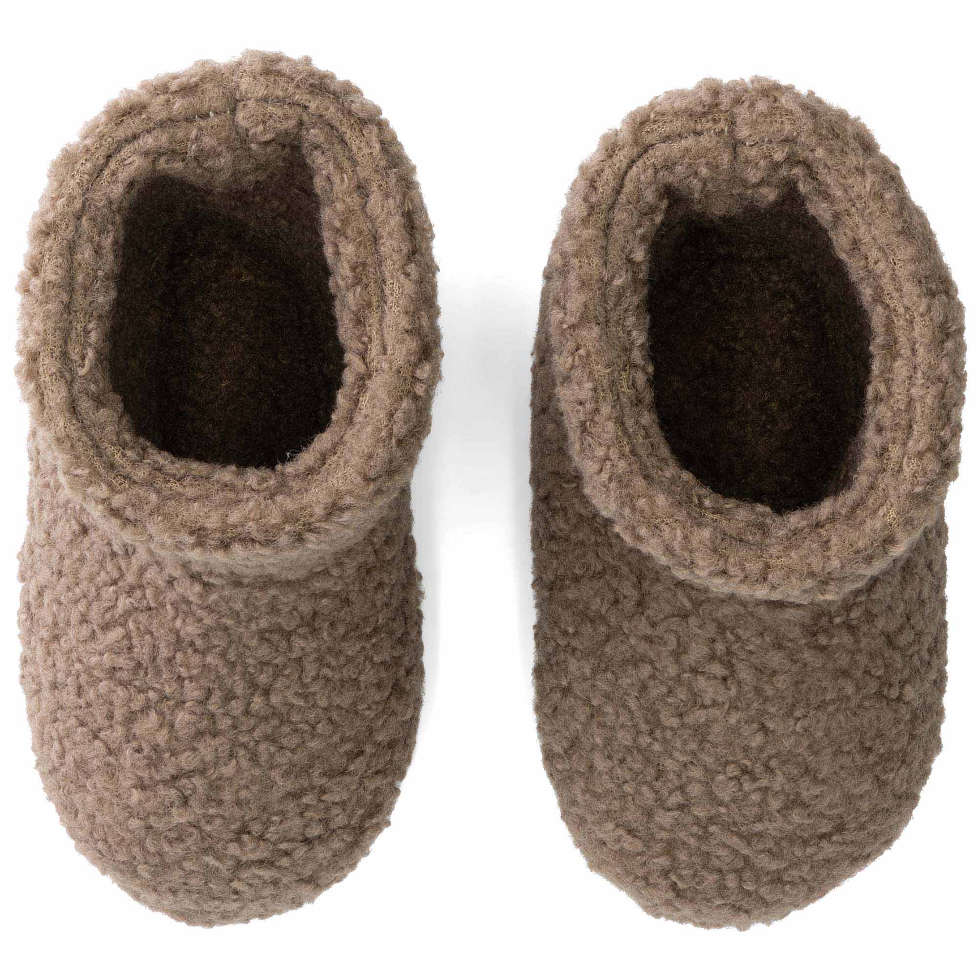 Prénatal peuter sloffen  taupe