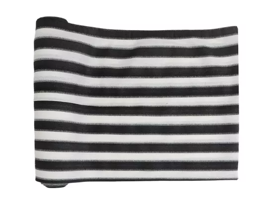 Filet brise-vue anthracite et blanc 1,8x10 m PEHD 75 g/m²