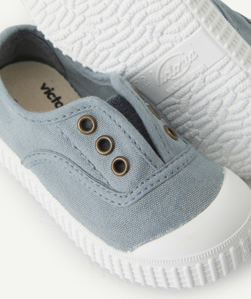 VICTORIACHAUSSURES EN TOILE DE FIBRES RECYCLÉES BLEUES