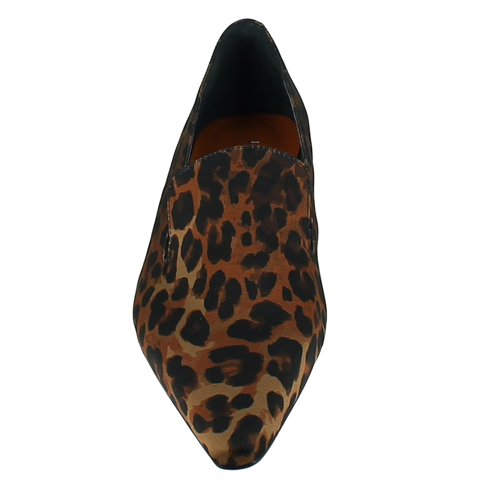 DANTESSE - Mocassins à pattes en textile léopard | Marron