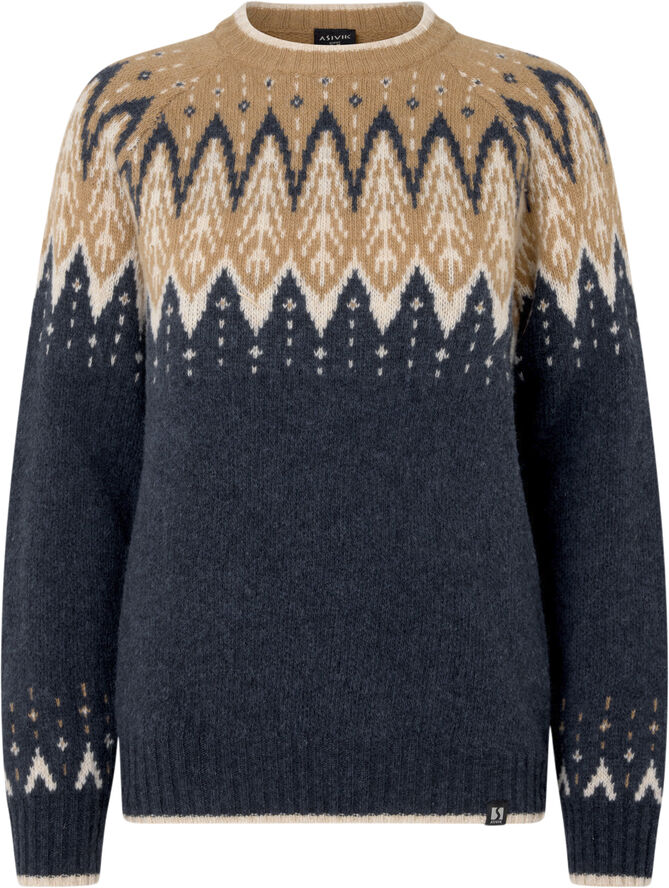Asivik Asivik Isefjord Sweater, dame Blå