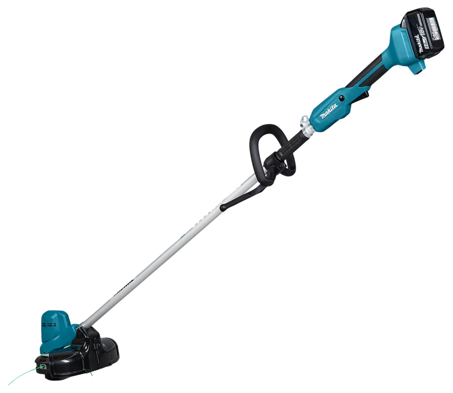 Makita DUR194RTX2 LXT 18V Li-Ion accu grastrimmer set (1x 5,0Ah) - D-greep