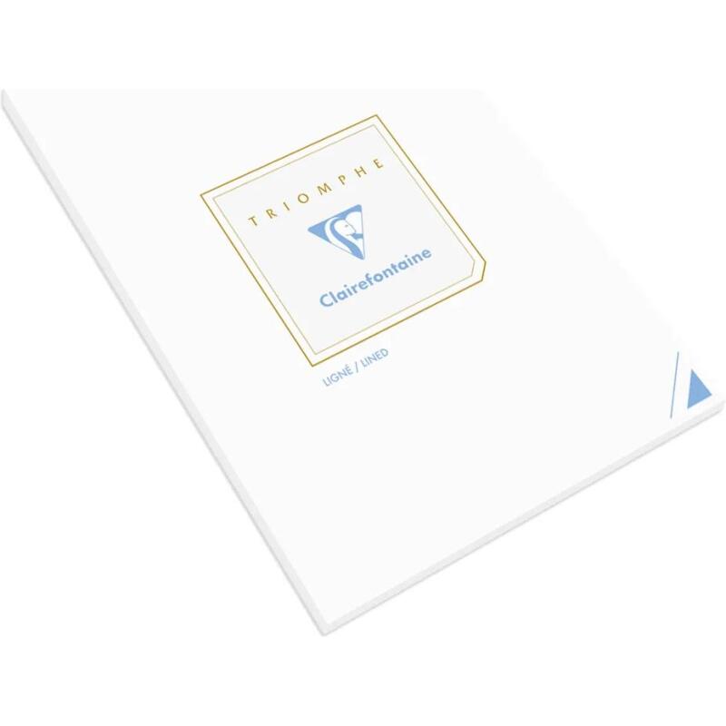 Bloc de Correspondance Triomphe 50 Feuilles Lignées A4-21x29,7 cm - 90g/m2 - Blanc
