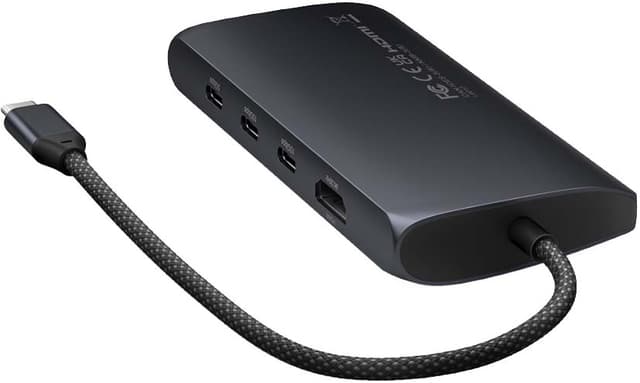 Satechi USB-C 8K Ethernet V3 Multiport USB-hub (Midnight)