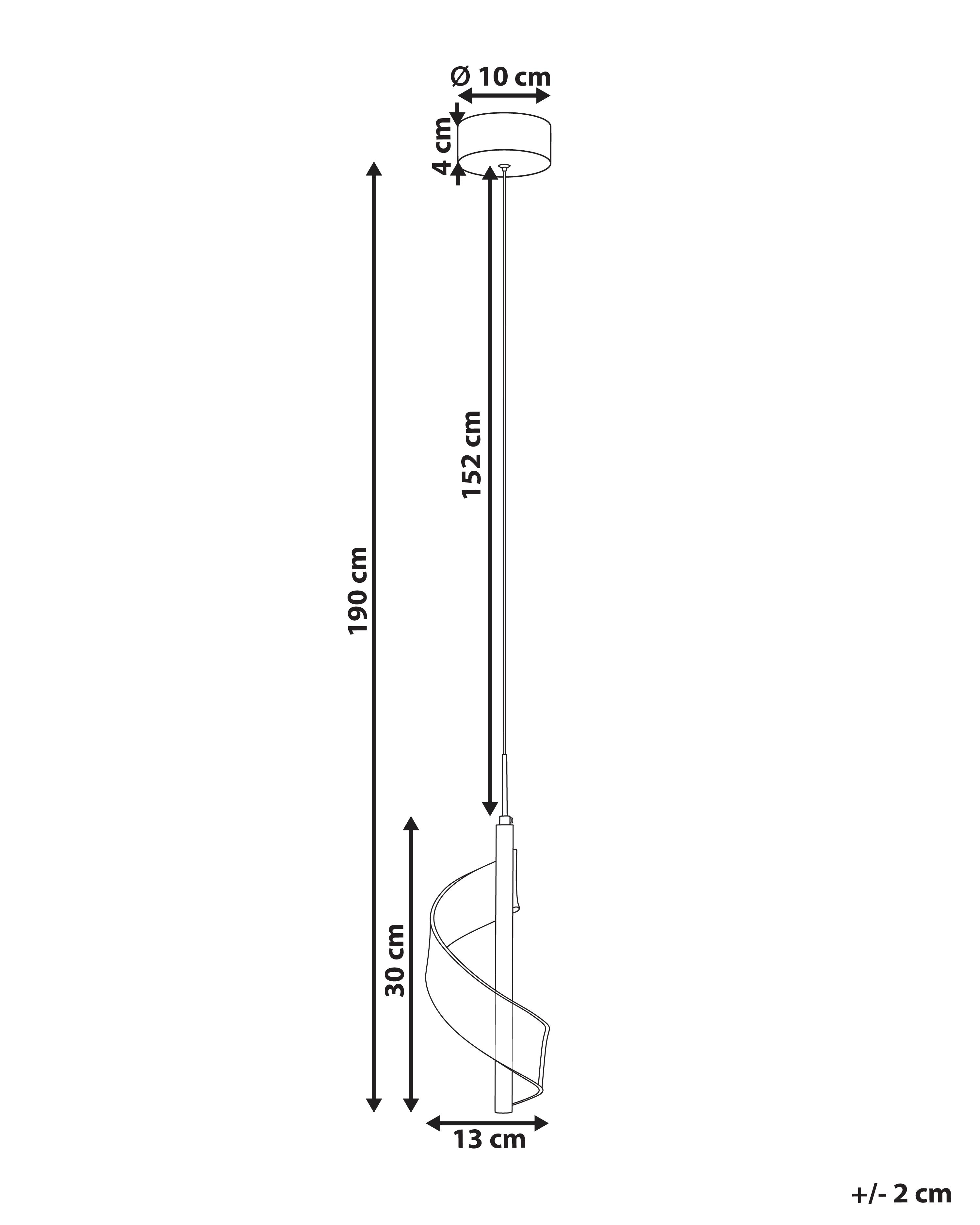 LED hanglamp SARELA Metaal Zwart