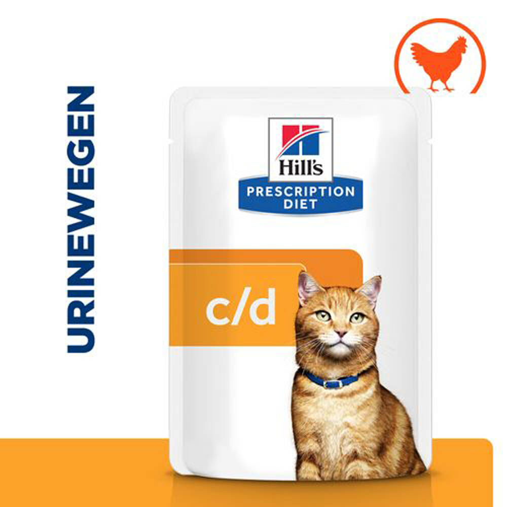 Hill's Prescription Diet Urinary Care c/d - Kattenvoer - 85 Gram - kip