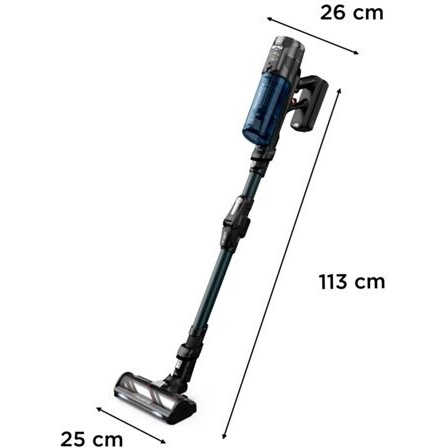 Aspirateur balai Rowenta ROWENTA X-FORCE FLEX 13.60 ANIMAL, ASPIRATEUR BALAI LAVEUR SANS FIL, 150AW & 60MN AUTONOMIE RH9AD1WO