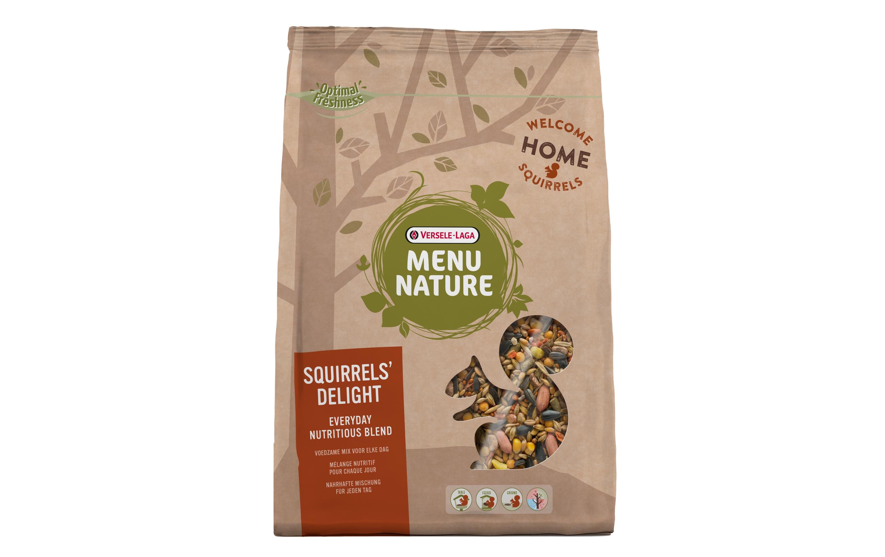Eichhörnchenfutter MN Squirrels Delight 600 gNüsse und Saaten für gesunde Energie
