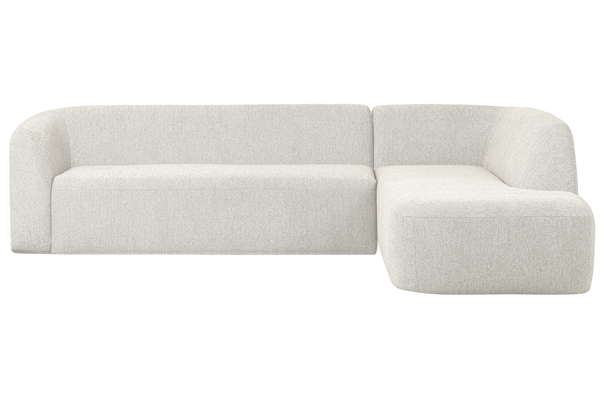 BePureHome hoekbank Sloping Rechts Pearl Melange