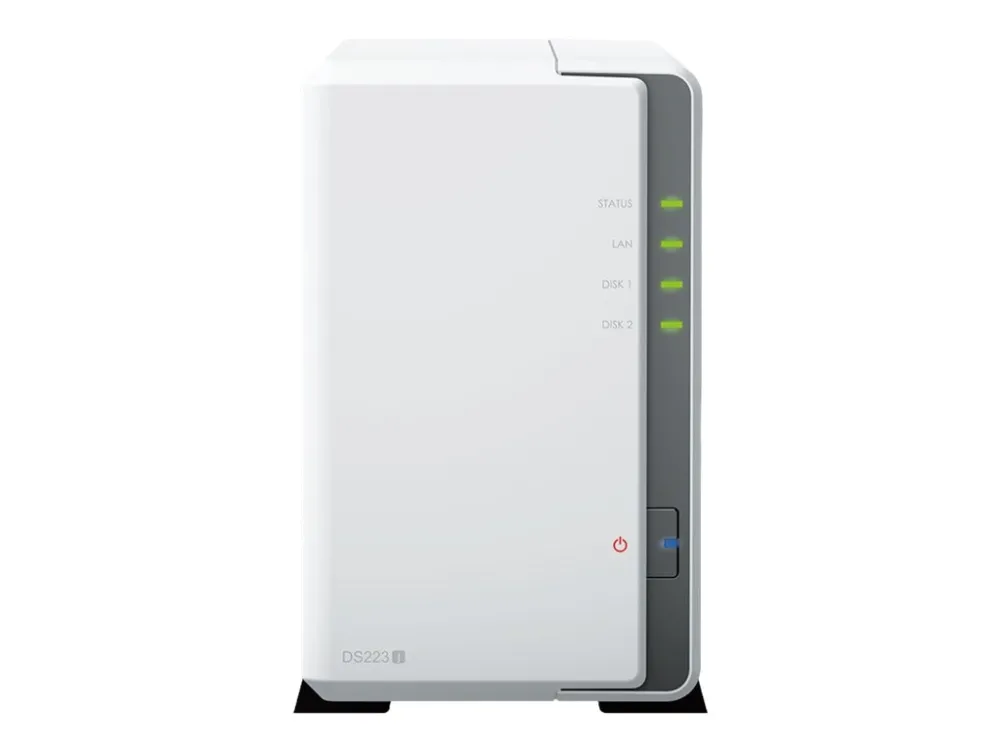 Synology Disk Station DS223J - NAS-server - SATA 6Gb/s - RAID 0, 1, JBOD - RAM 1 GB - Gigabit Ethernet - iSCSI support