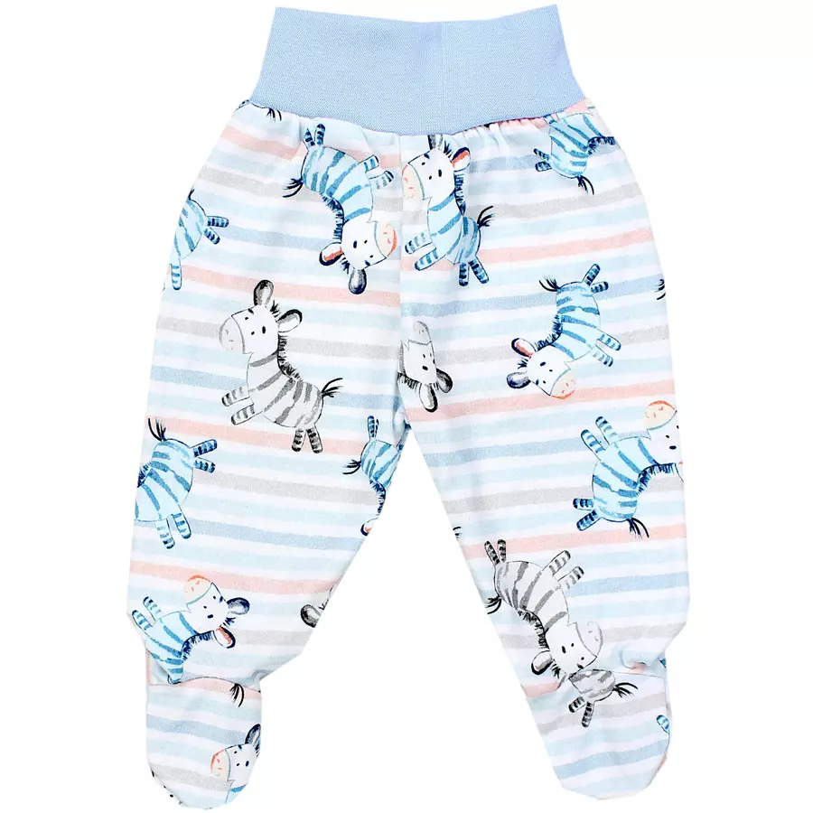 TupTam Baby Hose mit Fuß 5er Pack hellblau