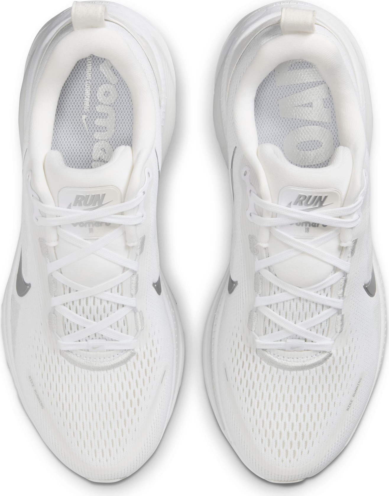 Vomero 18 Dame 104/White/Metallic Silver/Photon Dust