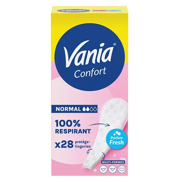 Protetores diários Vania Kotydia Comfort Multi-Shaped Fresh 28
