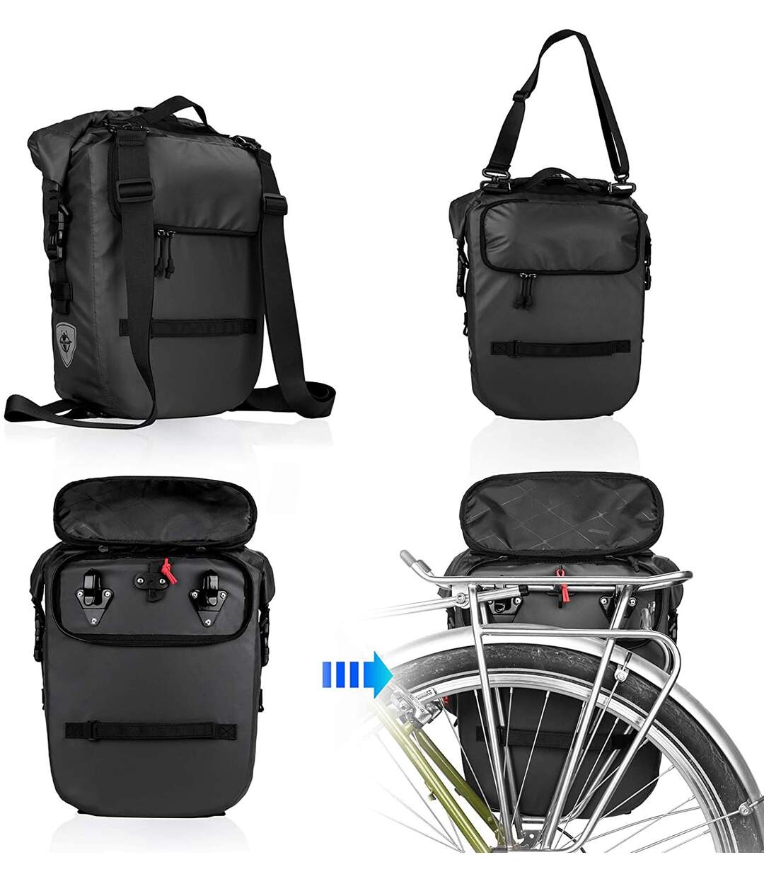 Sacoche de vélo arrière imperméable