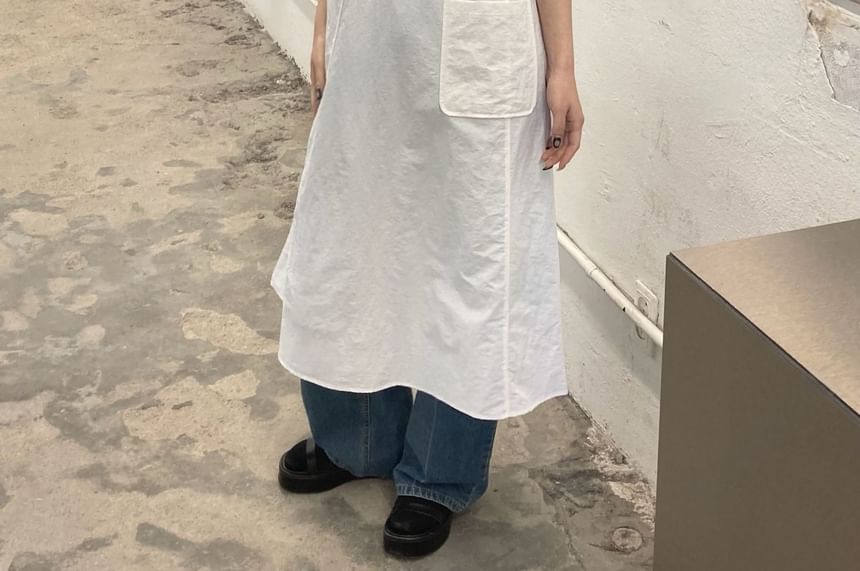 SeoulPop - Effen midi-tankjurk