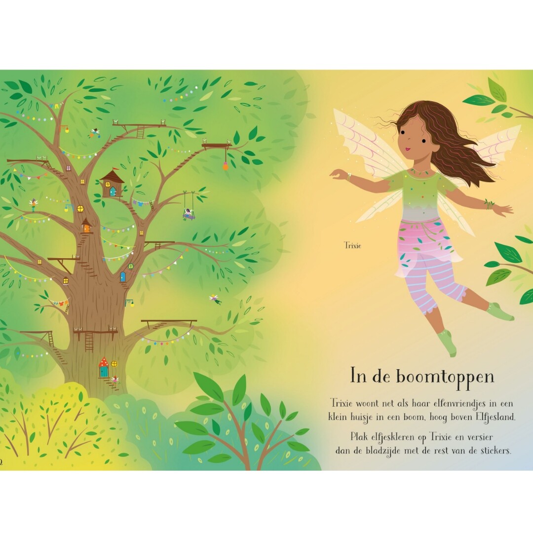 Uitg. usborne aankleedboekje boomelfjes
