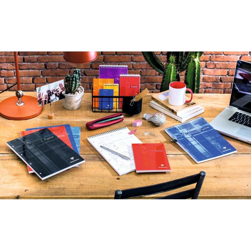 Bloc Pupitre reliure intégrale en-tête 8,5x14cm 160 pages détachables ligné - Assortis