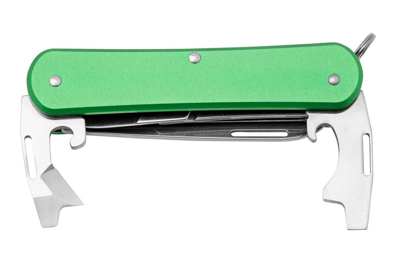 FOX Vulpis 5-Tools FX-VP130-SF5OD, N690co, Aluminium OD Green, Zwitsers zakmes