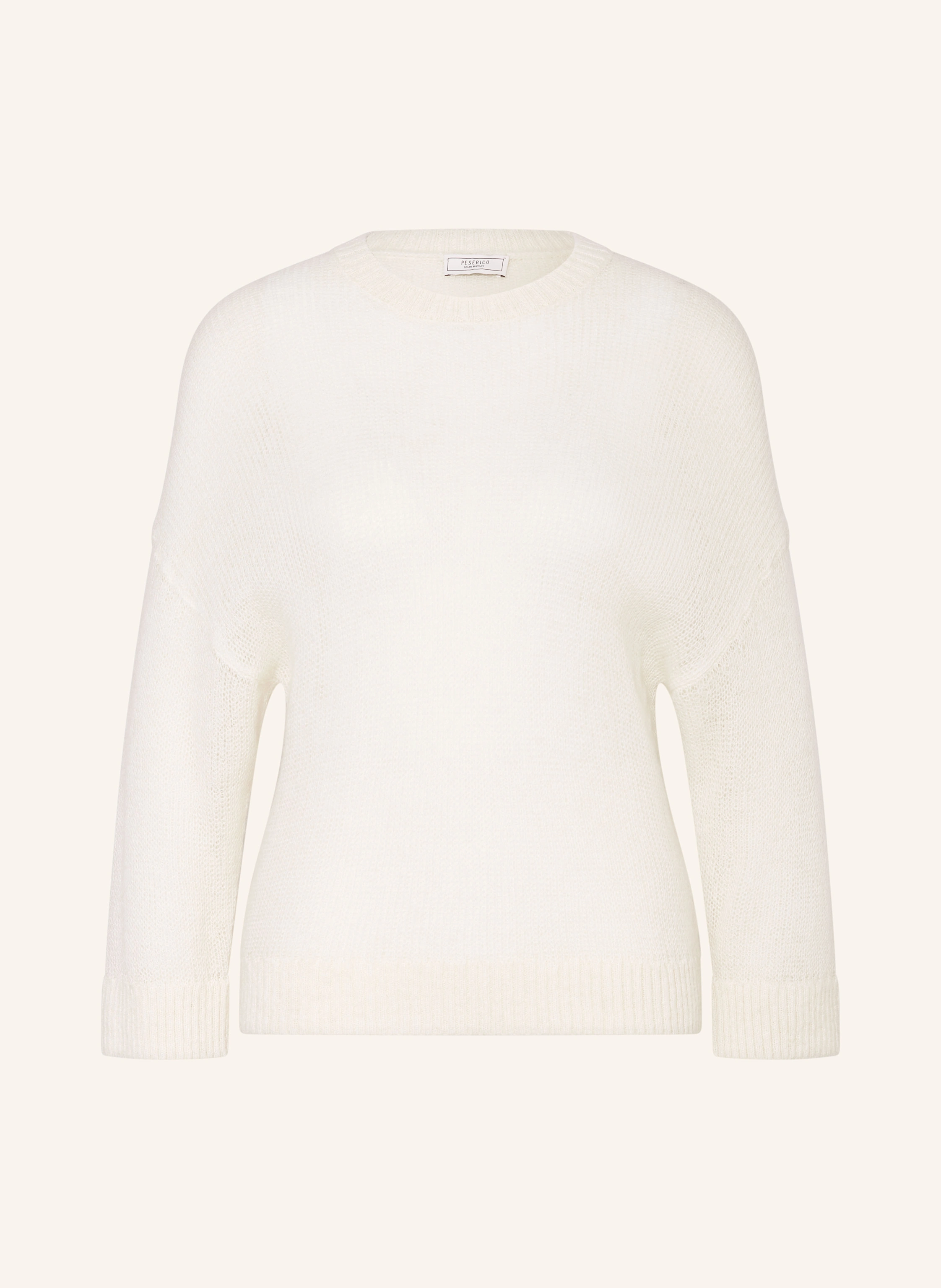 PESERICO Pullover mit Alpakaund Glitzergarn