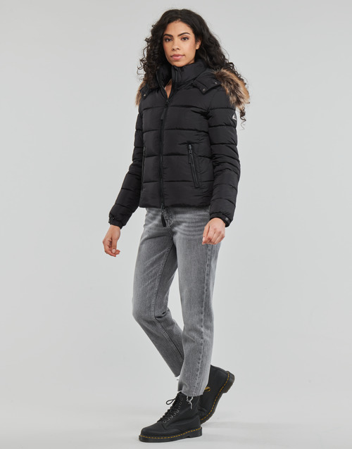 Superdry - CODE MTN HOOD FUJI LUXE JKT - Black