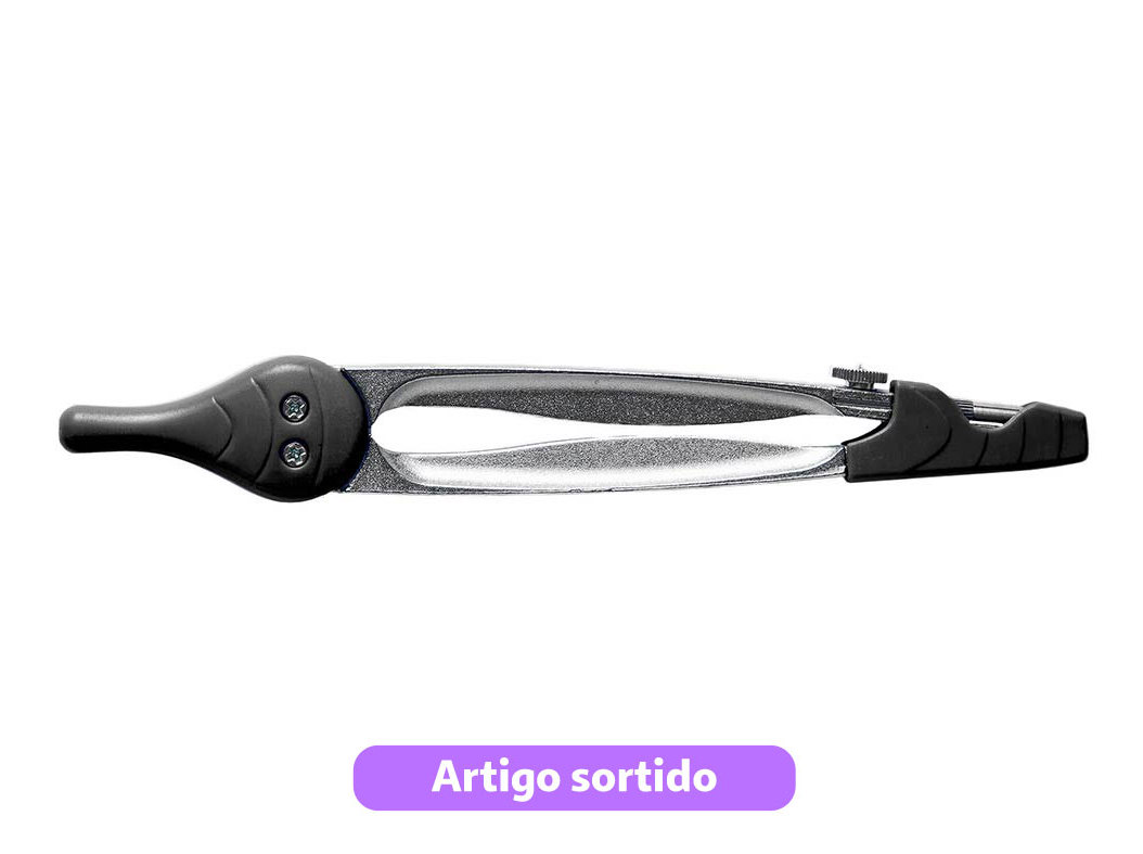 COMPASSO AUCHAN EM METAL CORES SORTIDAS