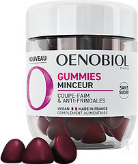 Oenobiol Gummies Minceur Coupe-Faim Et Anti-Fringales Complément Alimentaire 60 Gummies